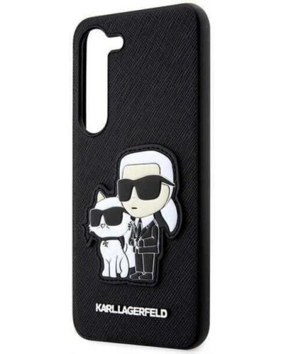 Калъф Karl Lagerfeld - Saffiano K and C, Galaxy S23, черен - 4